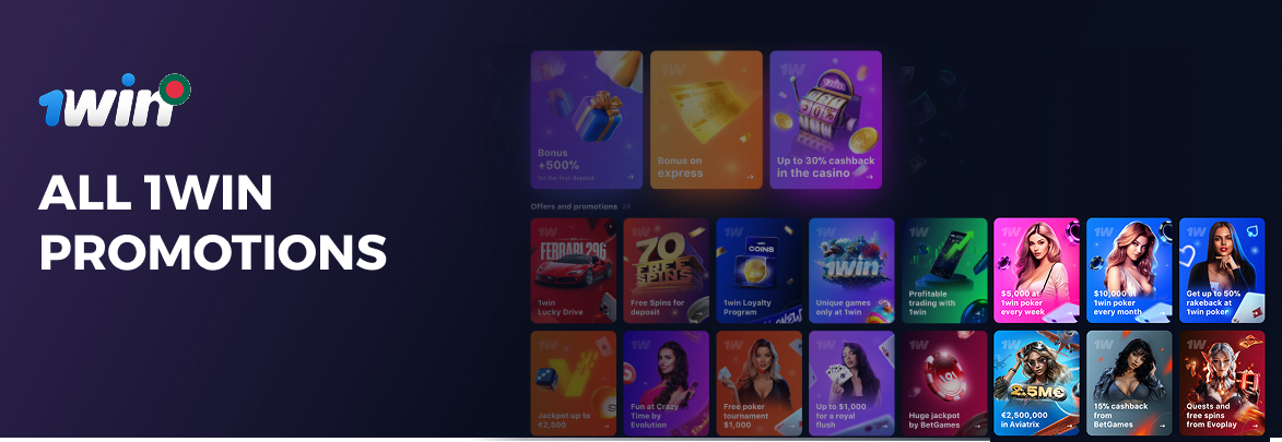 1win Cambodia promotions and new member offers